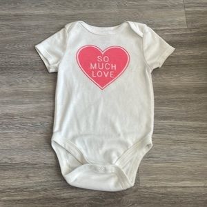So much love Onsie 9 month